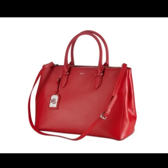 Ralph Lauren Handbags - Lauren Ralph Lauren Newbury Double Zip Satchel